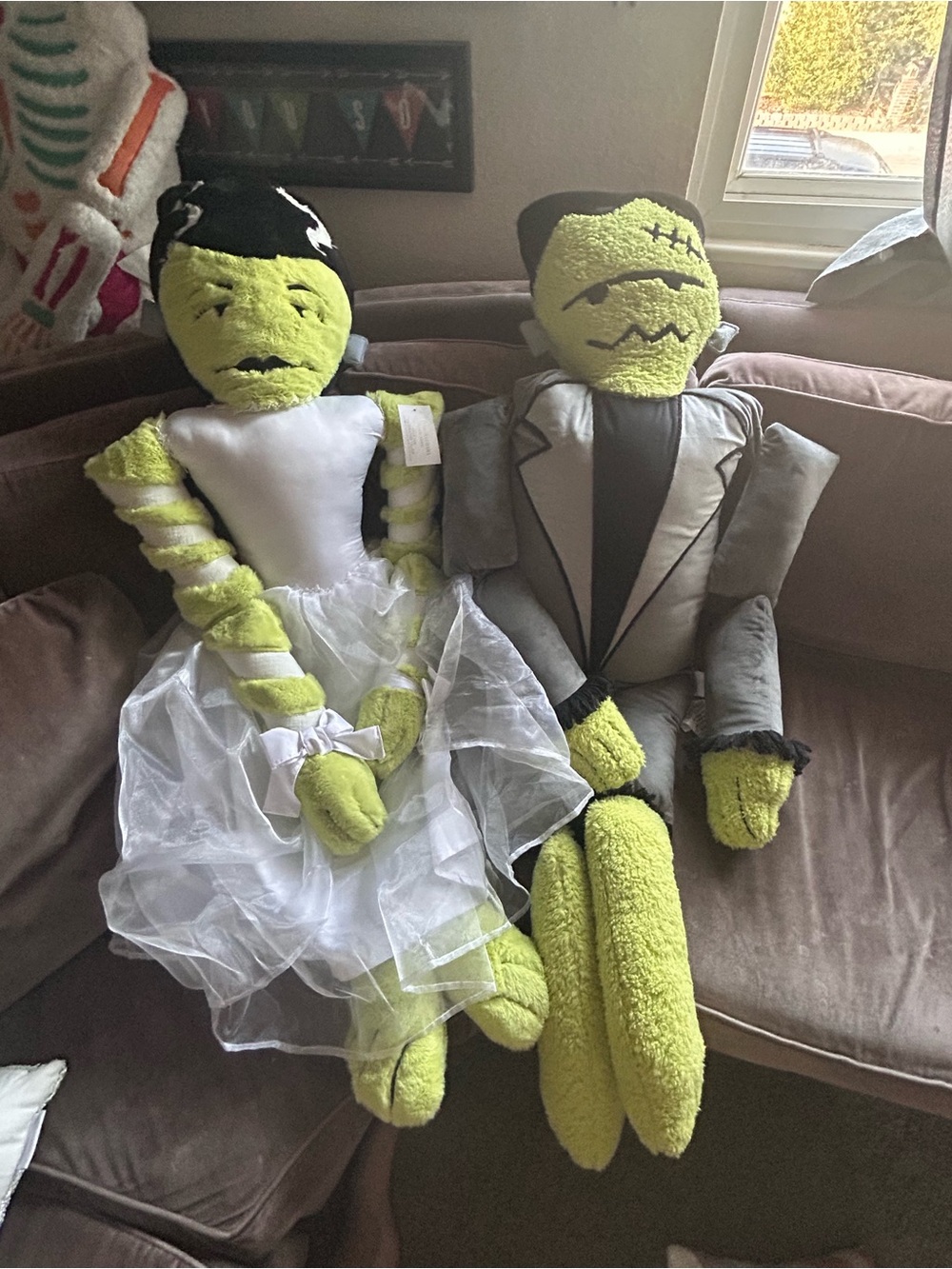 Plush Frankenstein Couple from Isaac Mizrahi